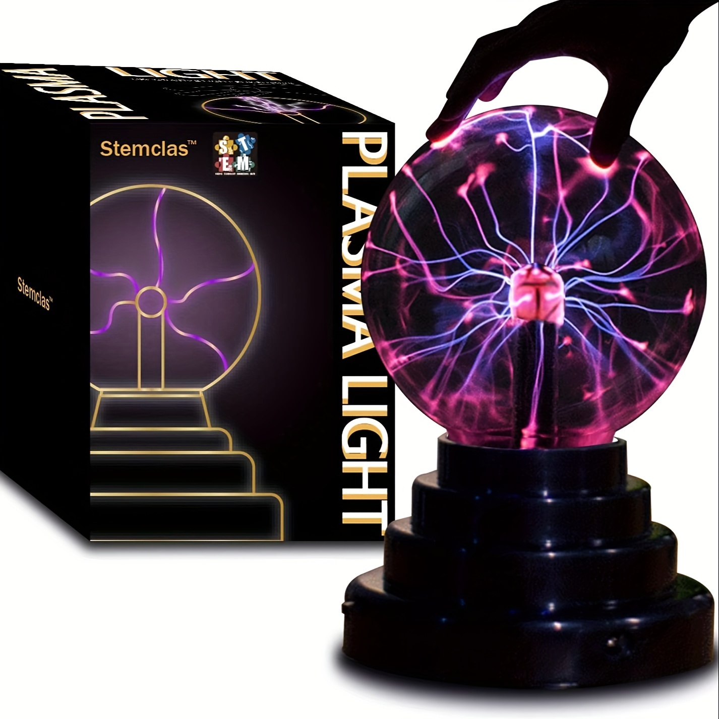 

Plasma Ball/light/lamp, Static Electricity Electric Lightning Ball, Touch Sensitive, Usb Powered, Amazing Gift For Parties, Birthday And Holiday, 3 Inch, For 14 Years Old