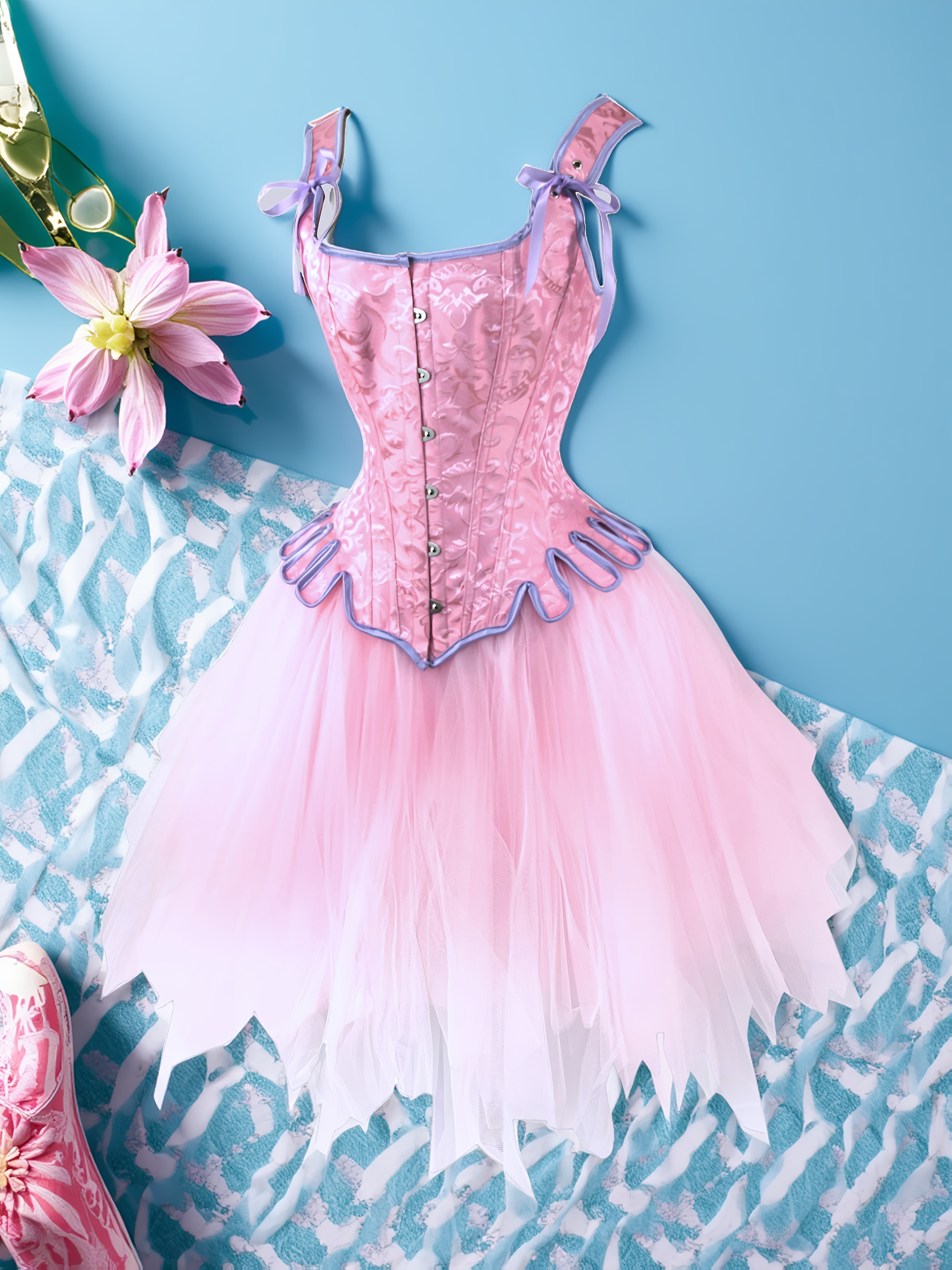pink corset tutu dress Pretty Polished Pirouette Corset Dress