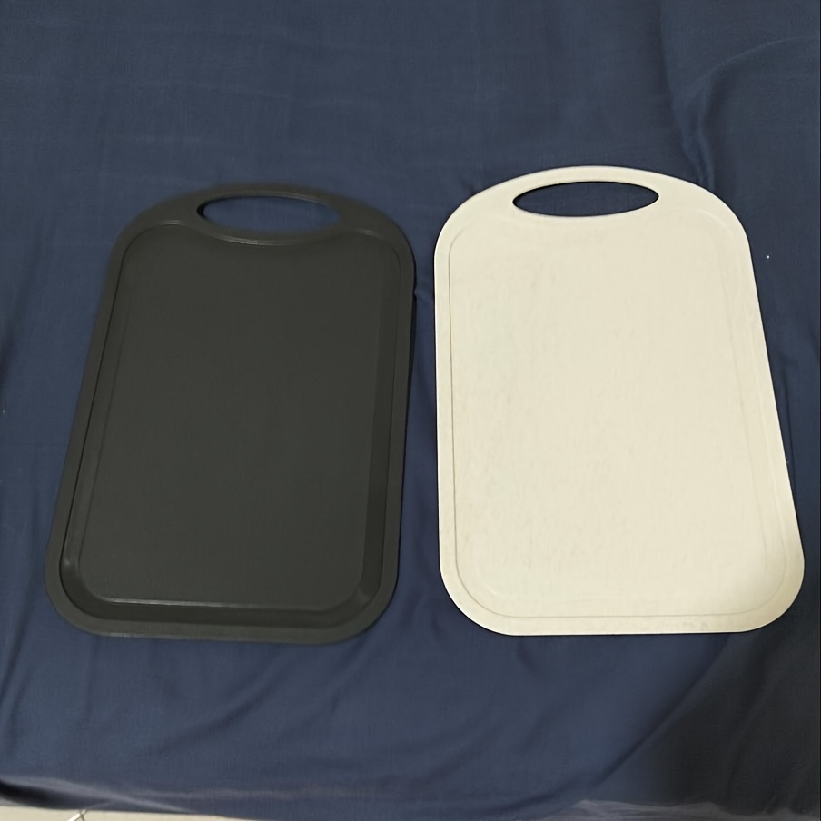 Image of 2pcs, Household Kitchen Cutting Board, Kitchen Cutting Board, Plastic Classification Cutting Board, Thickened Cutting Knife Board, Fruit Cutting Board, Kitchen Supplies