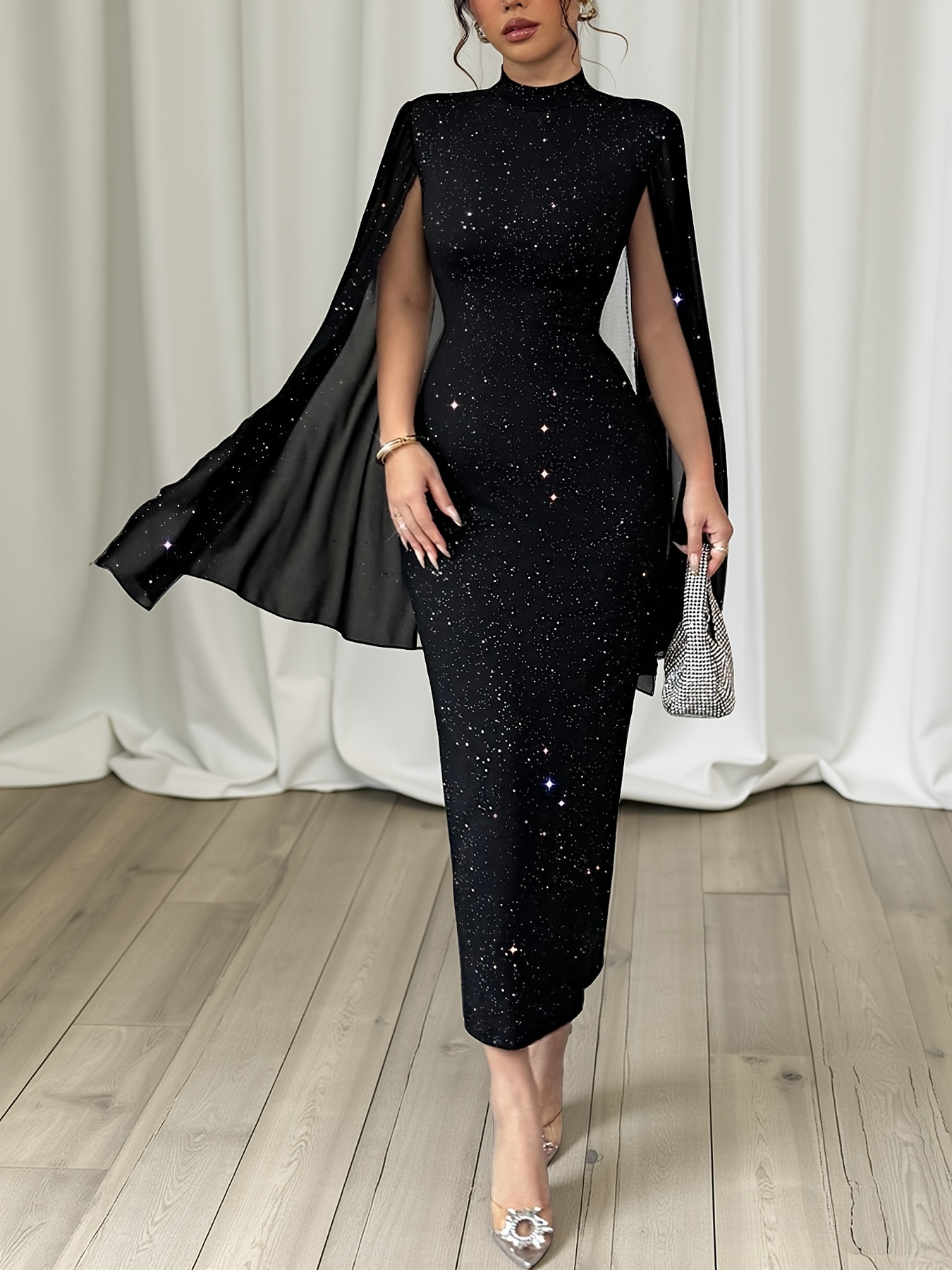 sachin and babi light blue dress Elegant Intellectual European Long Sleeve Bodycon Dress Spring Autumn New  Style One Step Skirt Street Style High Waist Pencil Dress main image 1