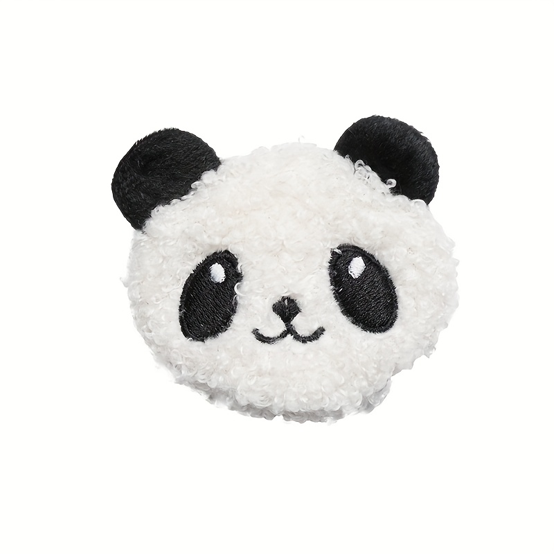 1pc Panda Plush Patch For Girls, Diy Patch Accessories For Clothing Backpack