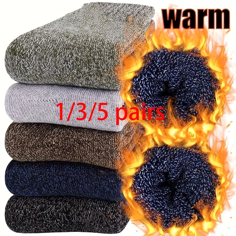 

1/3/5 Pairs Of New Mid-calf Socks For Men And Women, Mid-calf Trendy Sports Socks