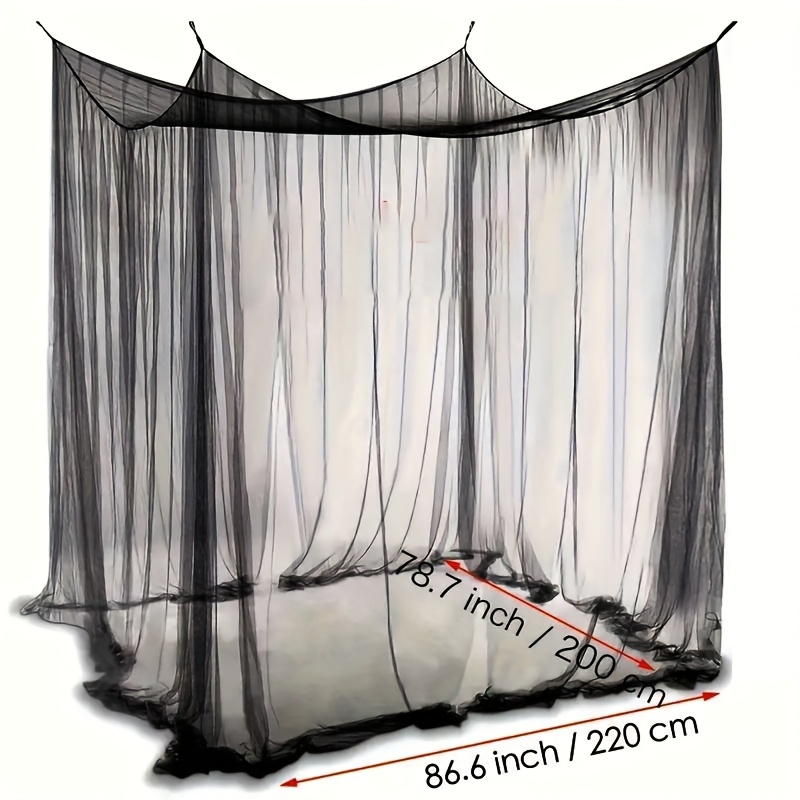 Image of 1pc Ultra-large Portable Bed Net, Camping Net Tent - , Single Opening, Comfortable And Insect-proof, No Electricity Needed, Hand Washable Polyester Fabric, Repellent Ventilation