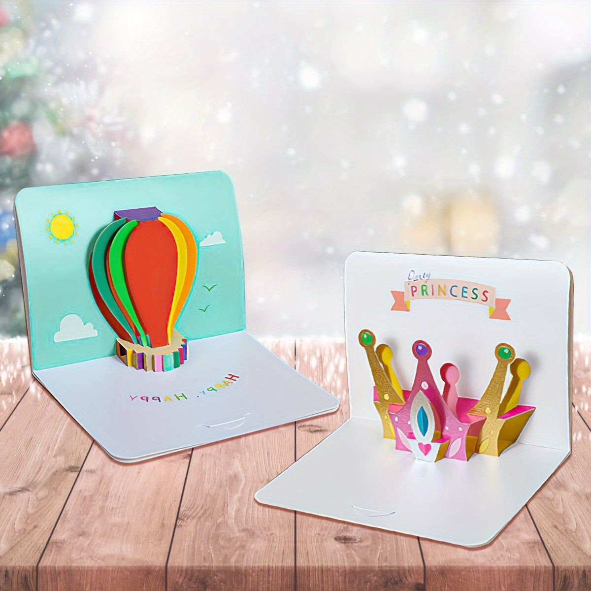 Carte De Vœux 3d Happy Birthday Avec Enveloppe, Carte De Vœux Mignonne Avec  Ours, Carte Danniversaire Faite À La Main Diy Pour Enfants Et - Fournitures  De Bureau Et Scolaires - Temu France