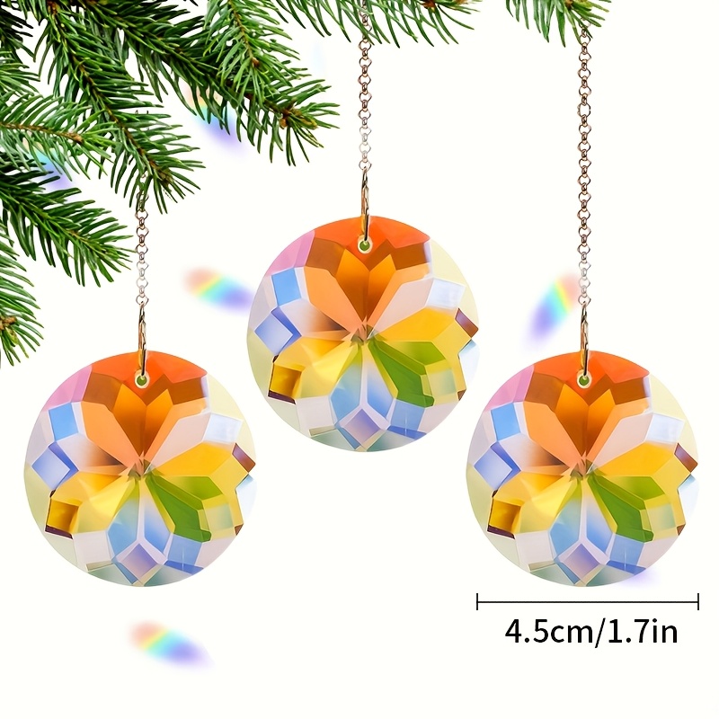 Catcher - Christmas Tree Ornament, Suitable For Winter New Year Parties, Holiday Decorations, Utilizes Light To Pigeons And To Protect Your Vegetable Patch, Hangable Reflective Bird Repellent Sheets
