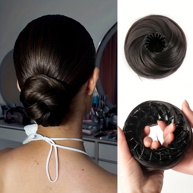 4in Magic Hair Bun, Women's Hair Additions Bun, Women's Headband Hair Clip