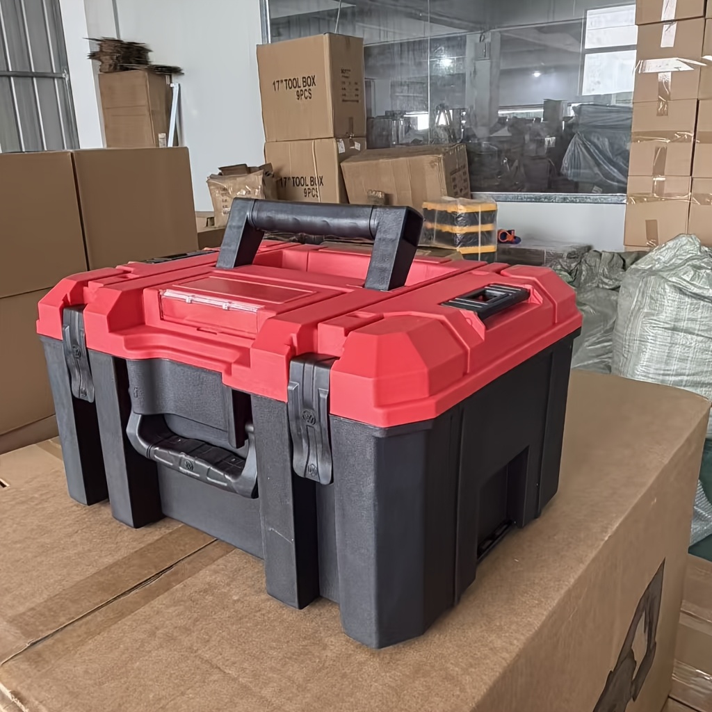 Flat Storage Case, Organizer Box To 66 Lbs, Flexible Platforms For Stacking