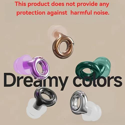 silicone sleep earplugs reusable essential for travel suitable for work and study including a portable storage case and four pairs of earplug sleeves xs sizes no batteries required