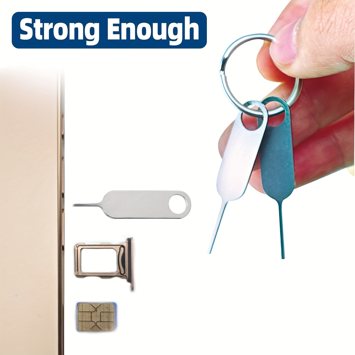 SIM Card Tray Remover Eject Pin Key Tool for Smartphones & Tablets