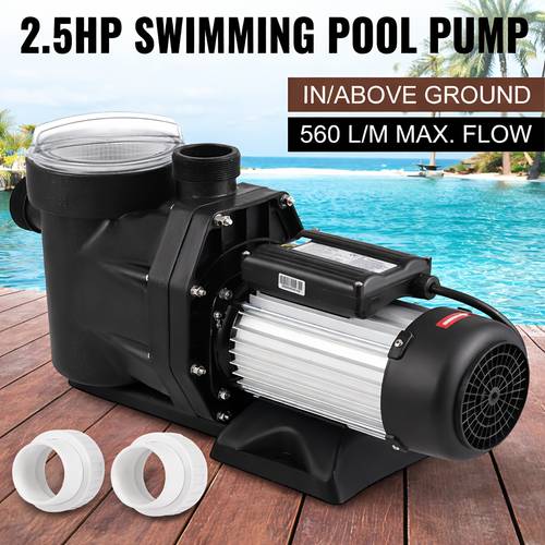 2 5 pool pump 110v 1850w swimming pool pump self priming in above ground with strainer basket 4pcs connectors