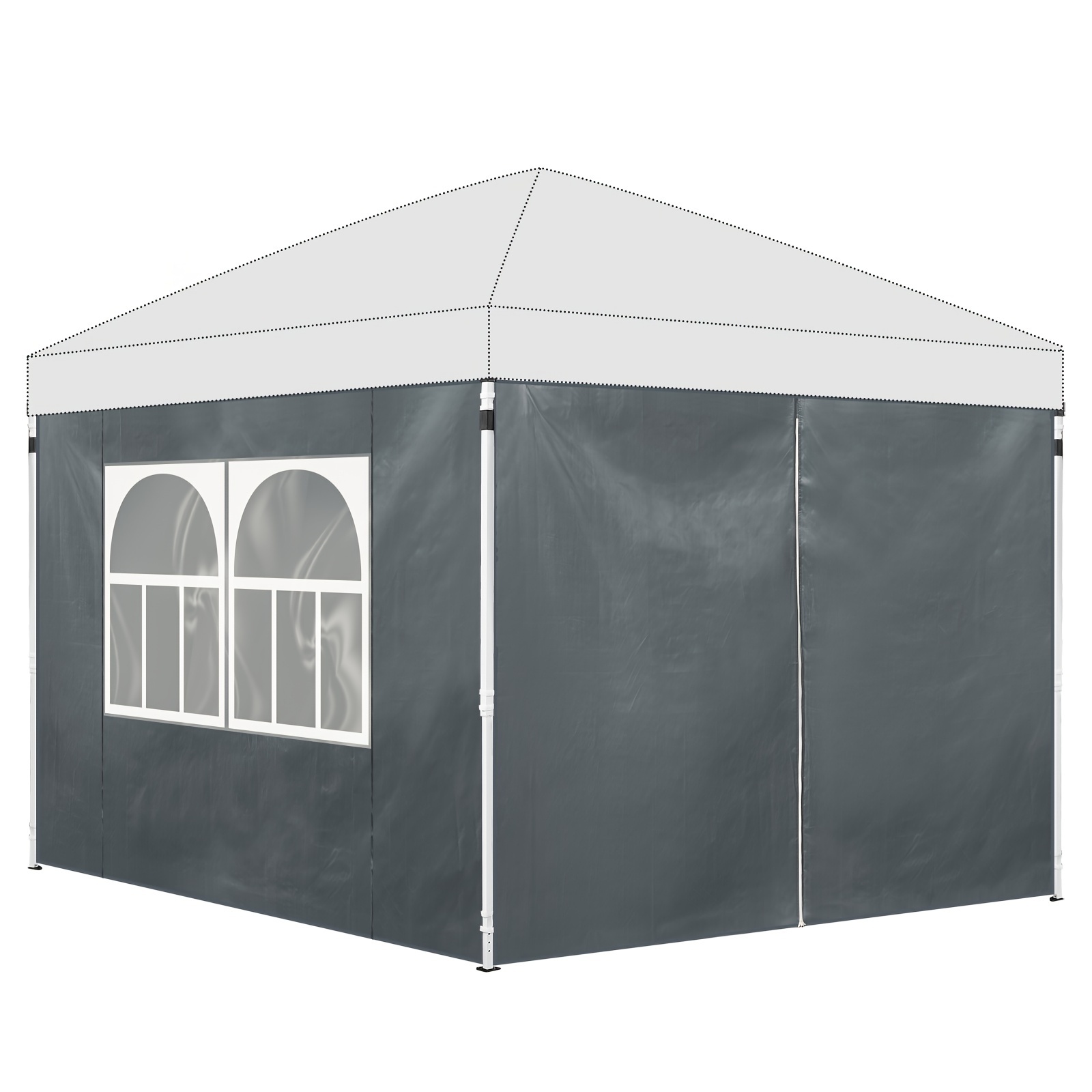 

Clipop 2x2m/3x3m Enclosed Instant With Window And Zipper, Pop Up Tent Walls , Tent Not Included