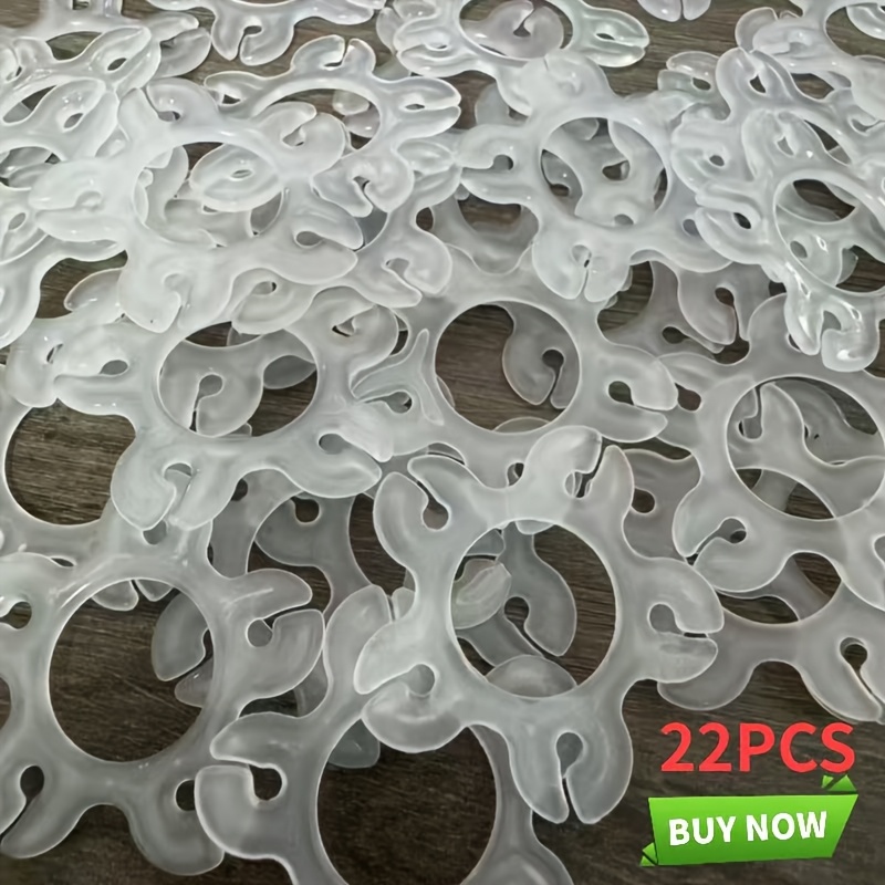 E-shop Partyballons 22 Stück Multifunktionale Ring Schnalle Wiederverwendbare Plastik Ballonclips für Hochzeit, Geburtstag, Party Dekoration