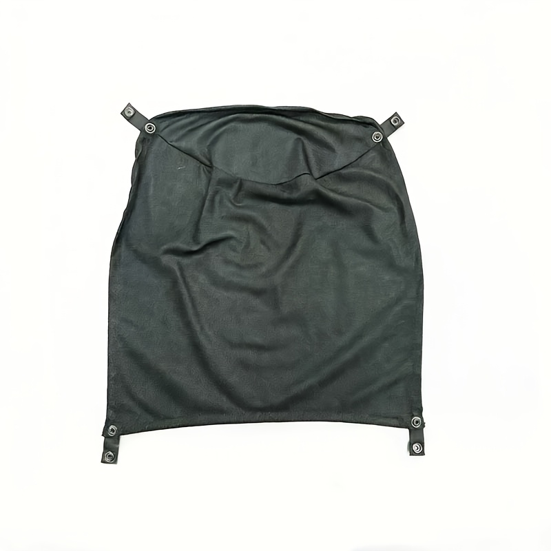 Fit For Basket Canopy Cover - Breathable Black Mesh Shade Suitable For Front/rear Seats, Outdoor Travel, Washable Cover For Bicycles, Strollers, Tricycles - Installation