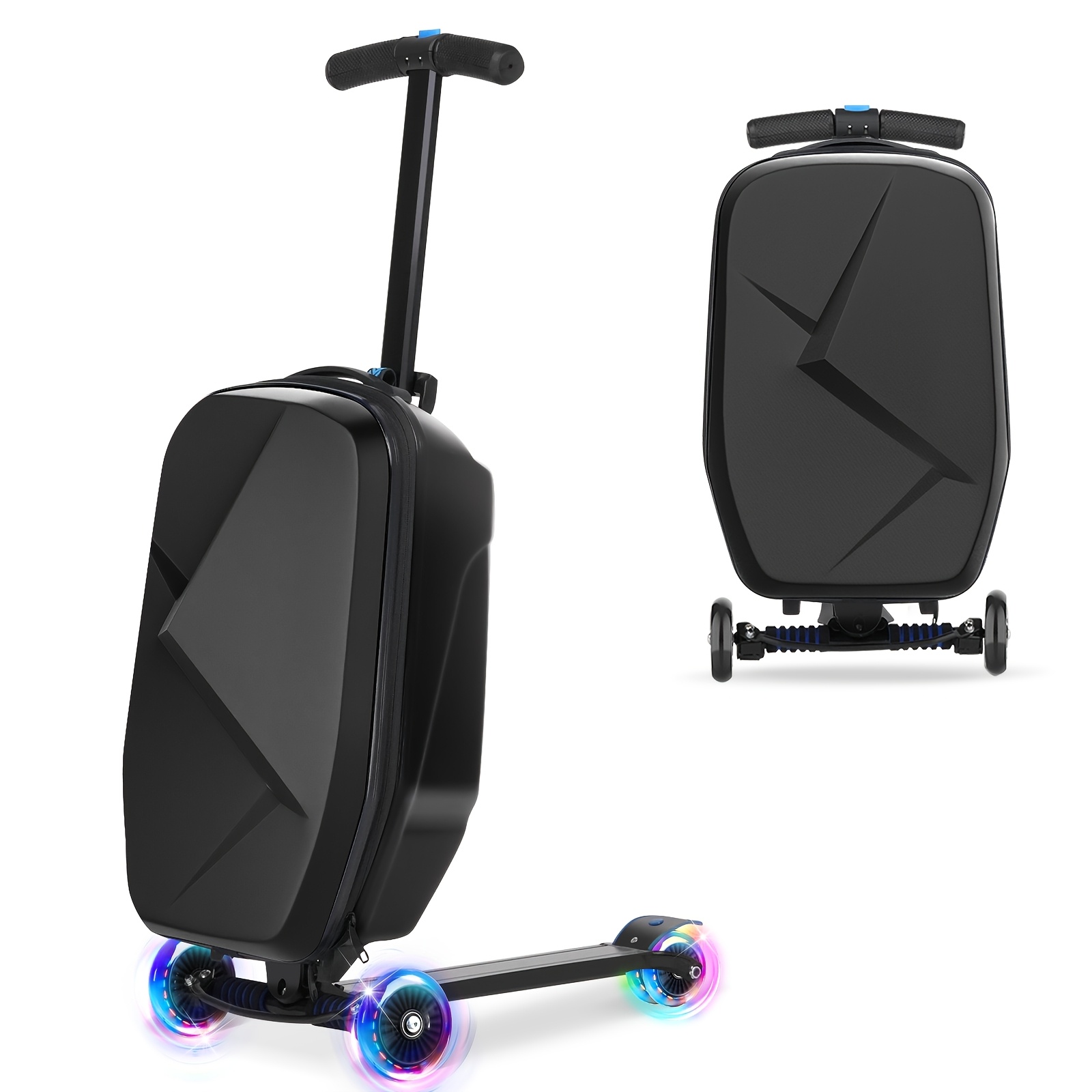 Image of Hardside Large Checked Luggage, Hardshell Suitcase, Scratch Resistant Shell, Expandable Checked Suitcase With Retractable Handle, Lightweight Rolling Carry On