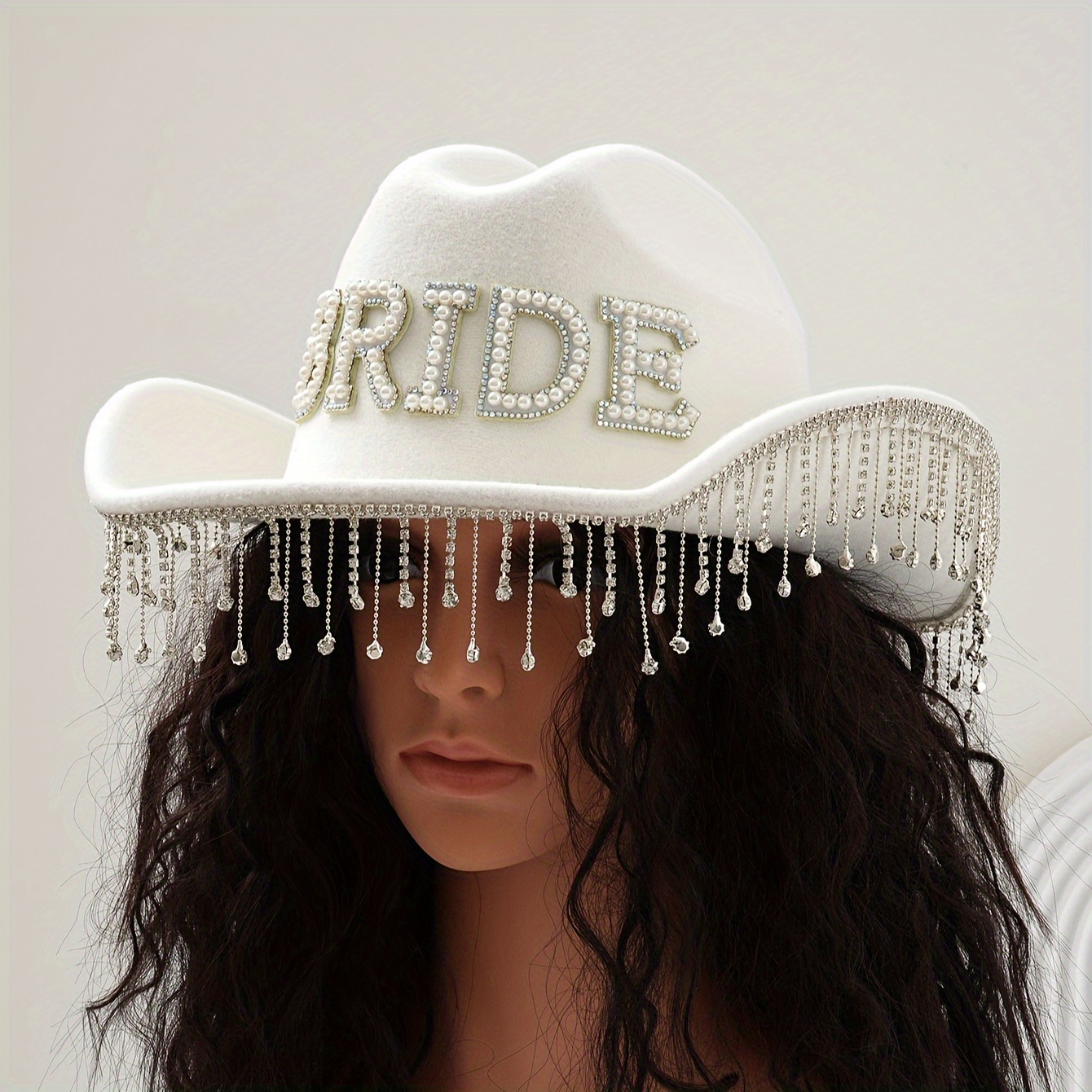 women' sparkling embellished wide brim Temu Ireland