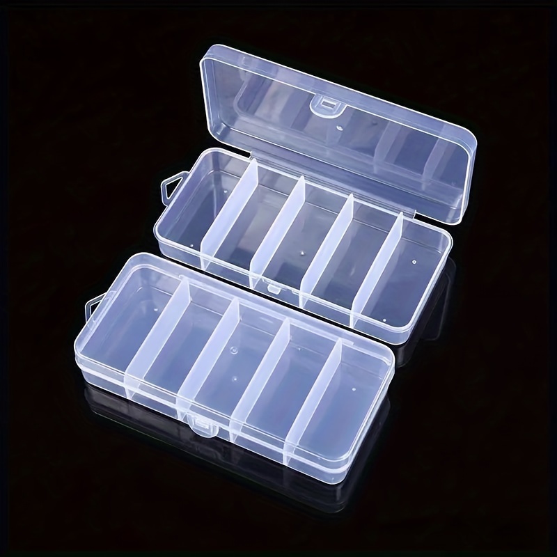 

2pcs Plastic , -compartment Storage Box For Organizing Accessories