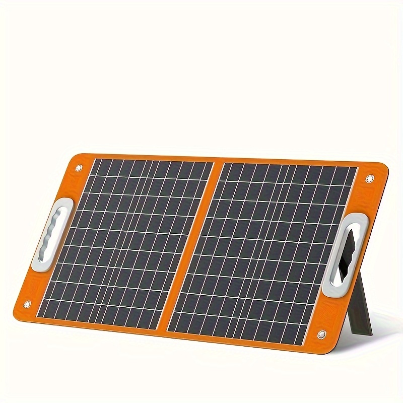 

Foldable Solar Panel, Ff 18v/60w Portable Solar Charger Charge For Portable Power Station, Phone, Laptop, With Dc , 45w Usb-c, Qc3.0 Port When Camping Fishing Van Rv