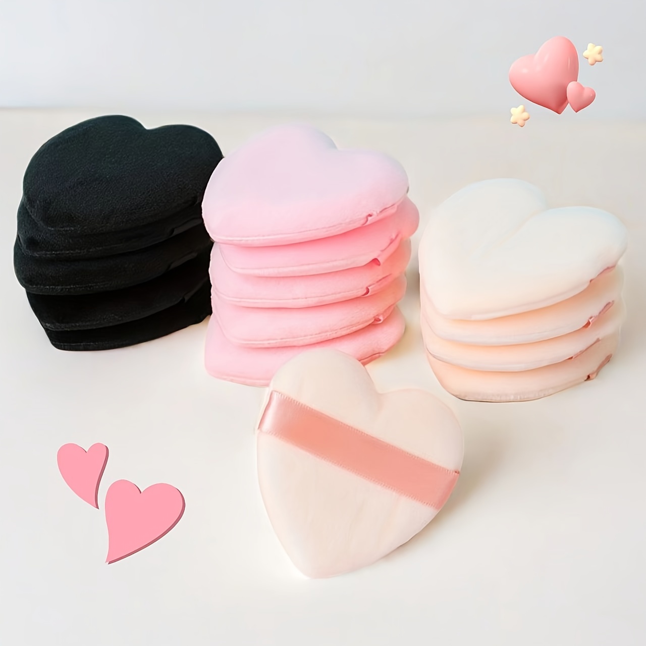 

6pcs Makeup , Double- - Non-absorbent For , & Setting Powders, Suitable For - Unscented