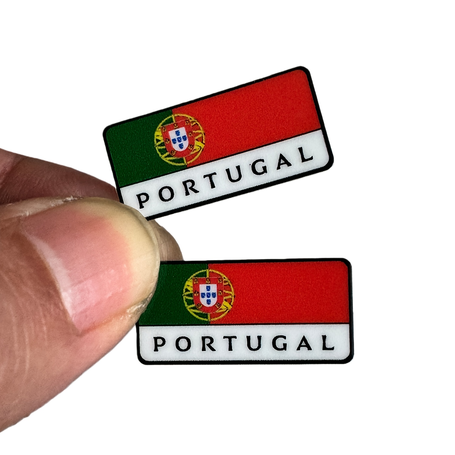 E-shop 2er-Set Autoaufkleber mit dem Design der portugiesischen Flagge, für die Auto-Dekoration auf jedem Fahrzeug