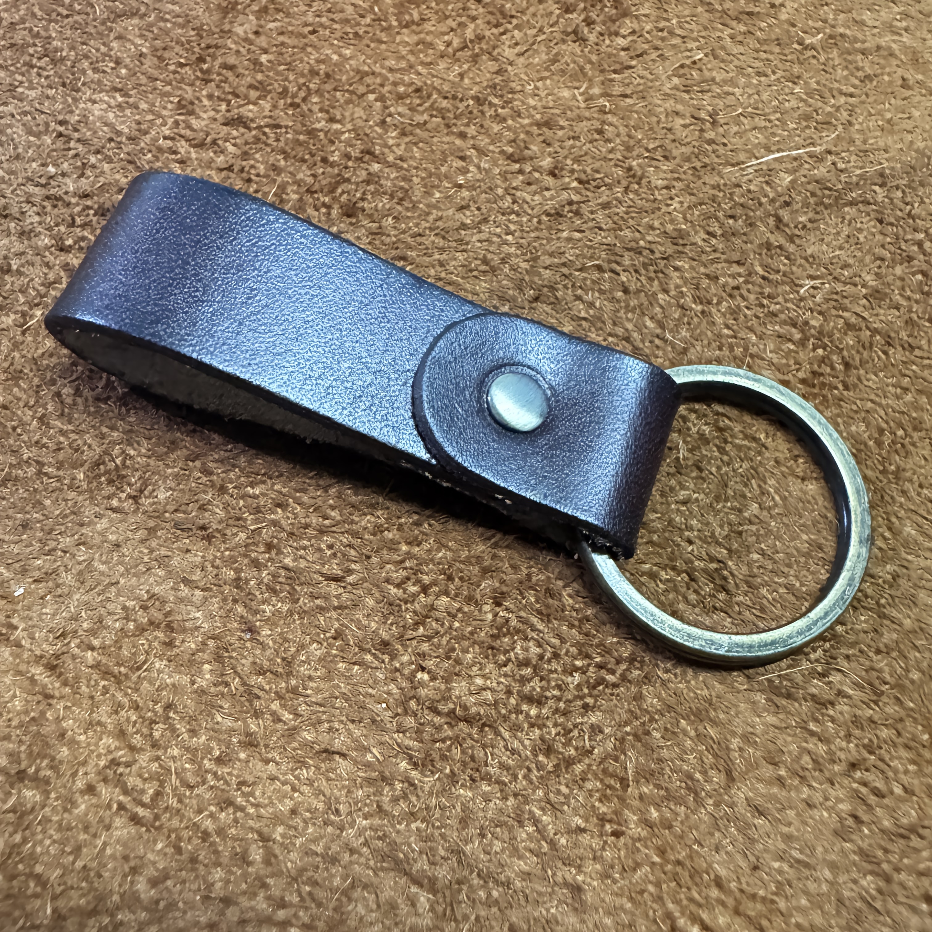 Retro Style Genuine Leather Keychain | Top Layer Leather Material | Classic Fashion | Practical And Durable