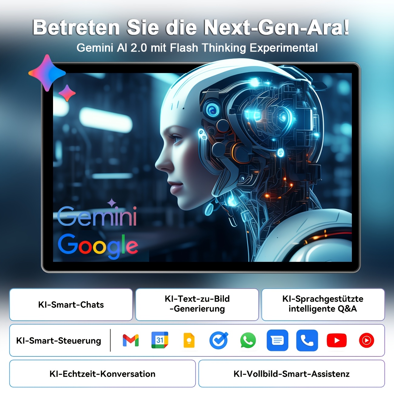 CRELANDER Android 16 Tablet 10 Inch Display Touch Screen 12(4GB+8GB Expand)RAM, 128GB ROM+Support 1TB TF Expanded(not Includ TF Card) WIFI, 5000mAh Battery Type-C Charging, with Case (Keyboard, Wireless Mouse, Pen) Can Optional