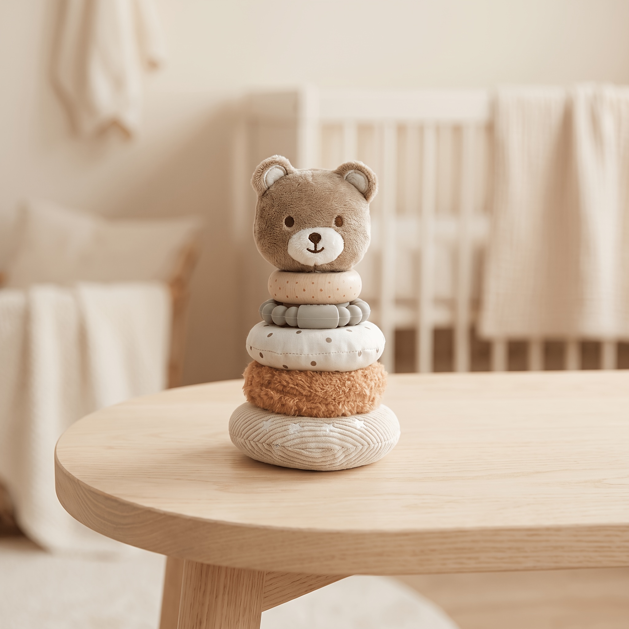 Adorable Bear Building Block Stacking Toy