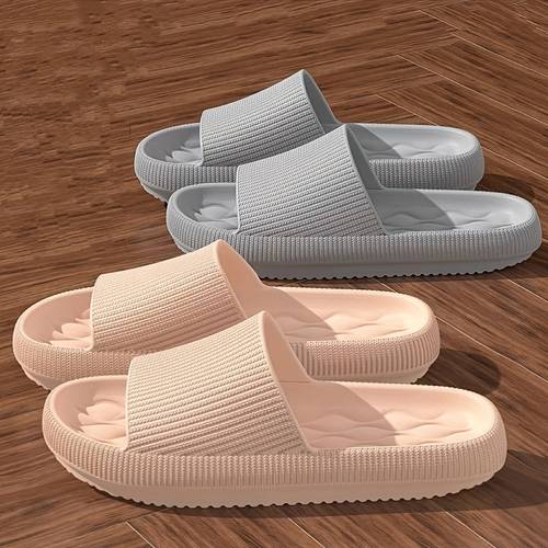men and womens soft sole platform slip on sandals non slip shower slides for indoor outdoor wear perfect gift for housewarming summer indoor outdoor shoes soft sole sandals women shoes