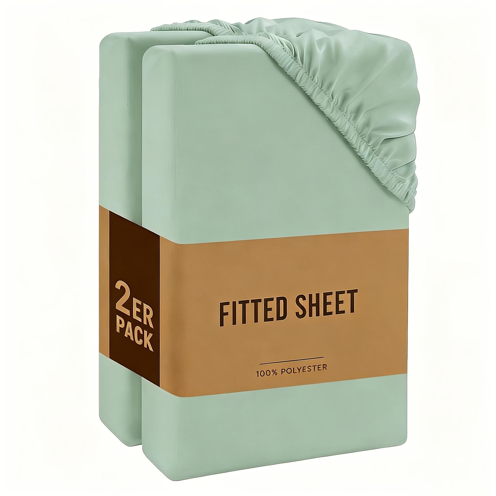 TEMU 2-pack Fitted Sheet Mattress Covers, In Multiple Sizes And Colors. Soft, Breathable, And Comfortable, Suitable For Summer And For . Perfect For