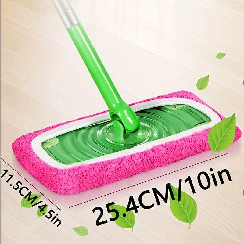 6 Stück wiederverwendbare Moppaufsätze – Mikrofaser-Nassaufsätze  maschinenwaschbare Trockenwischtücher für alle versiegelten Böden – Parkett, Laminat, Fliesen  Stein (Moppen nicht im Lieferumfang enthalten)