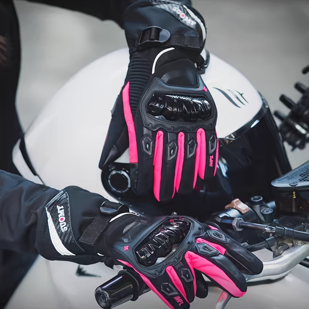 Biker Gloves Riding Gloves For Girls Winter Warm Motorcycle Gloves