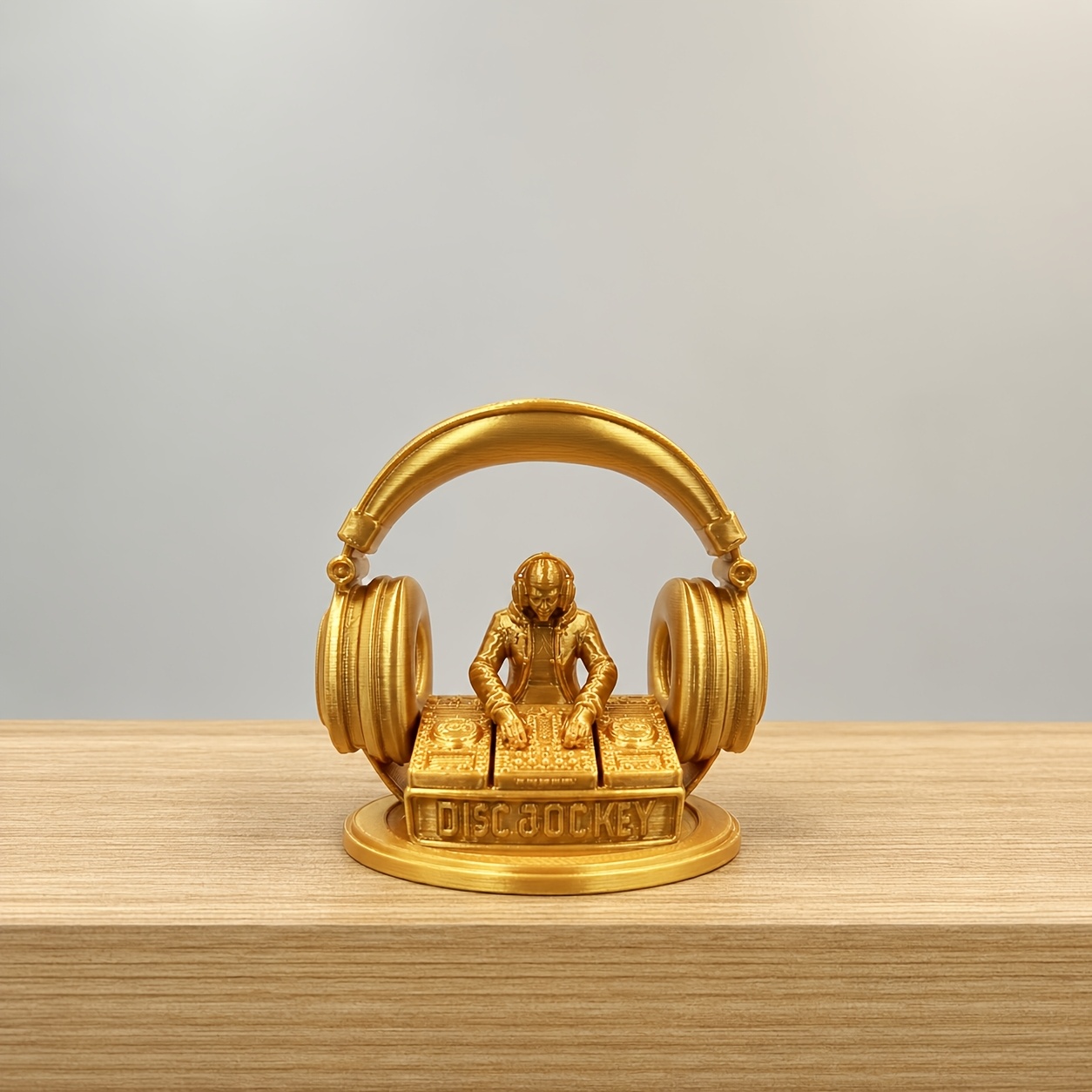 TEMU 3d Cool Dj-themed Plastic Figurineâperfect For Home Or Office Decor. It Makes An Ideal Gift For And An For Birthdays, Parties, Holidays,