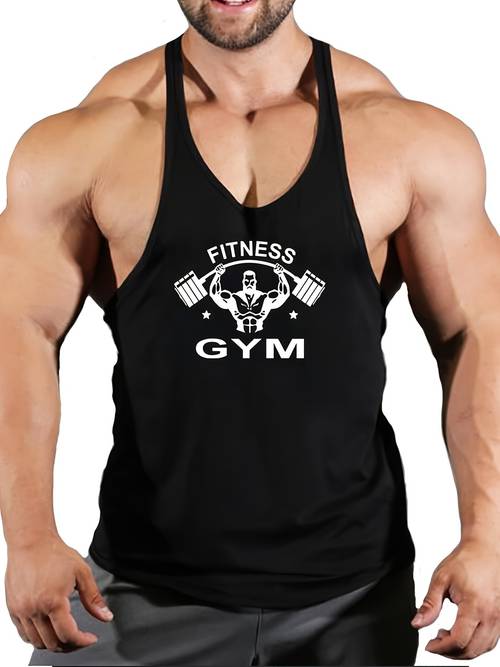 mens casual sports tank top