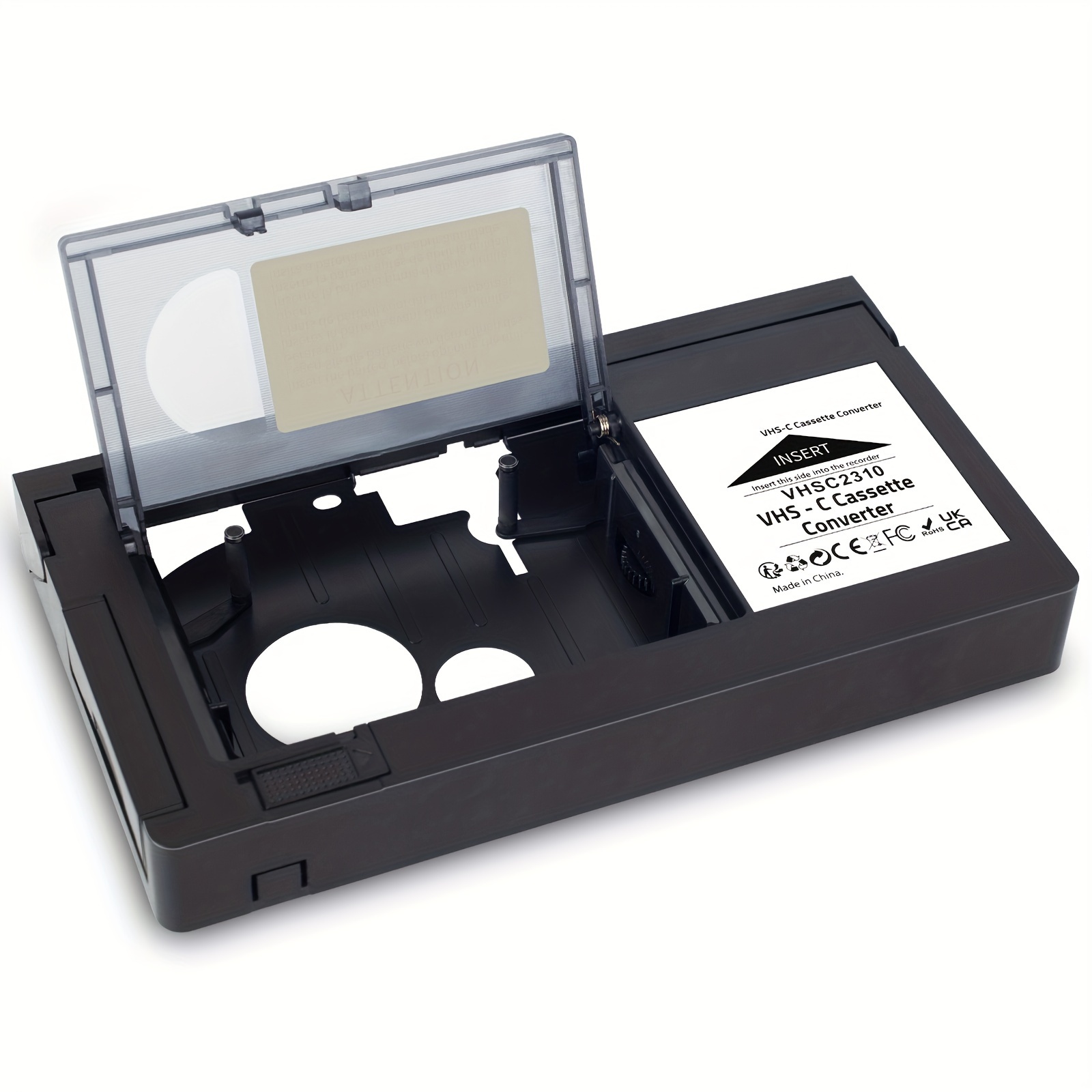 Adaptador de Cassette de VHS-C para videocámaras VHS-C SVHS, JVC, RCA,  Panasonic, VHS motorizado, no apto para 8Mm/Minidv/Hi8, color negro -  AliExpress