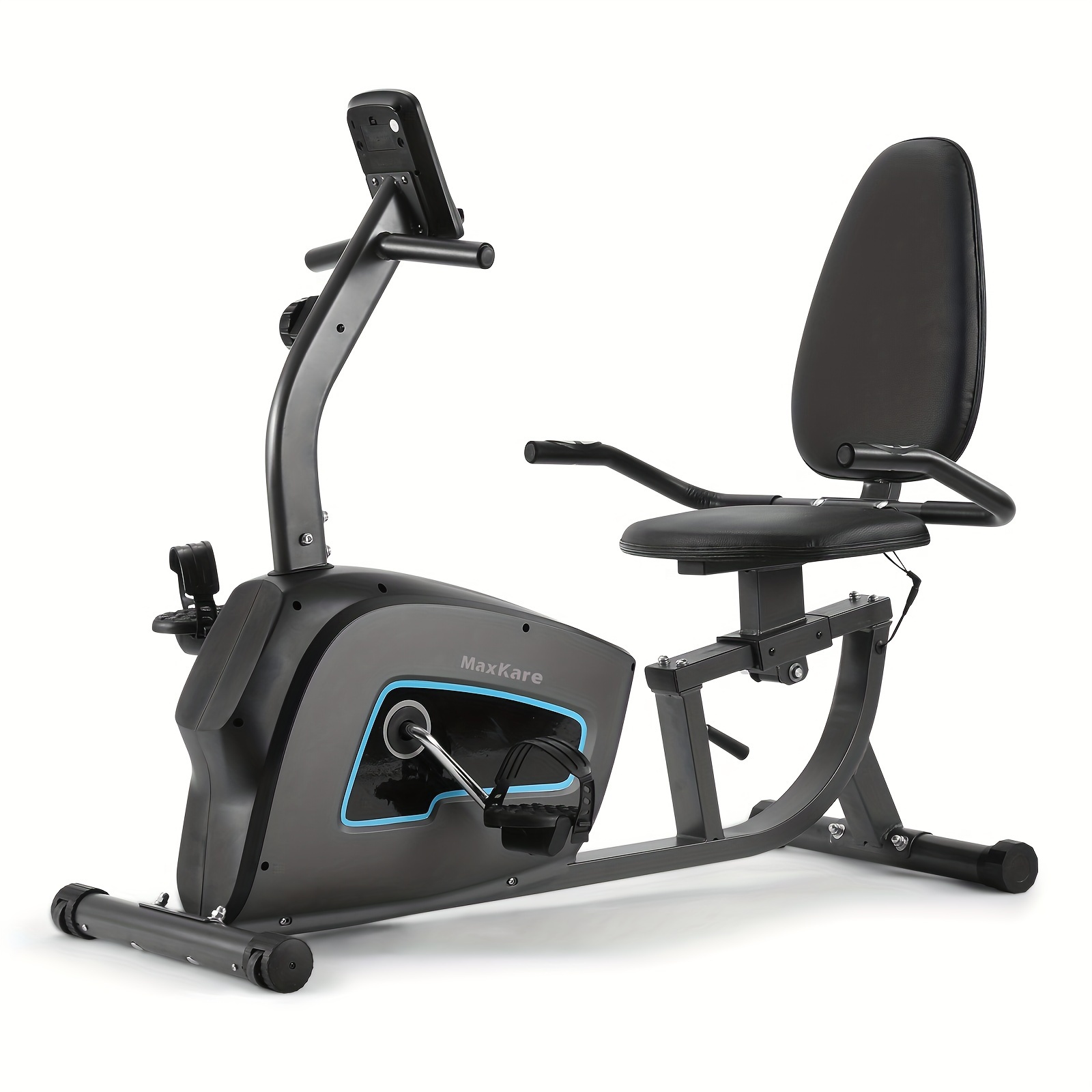 TEMU Exercise Bike For Home Stationary Bike Sturdy Quiet 8 Levels Exercise Bike Large Comfortable Seat Heart Rate Handle & Exercise Bike For Seniors