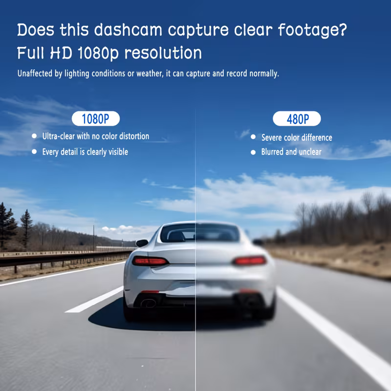 dashcam 1080p para , 1080p delantera y 720 , con visión nocturna ir, grabación en bucle, cámara dvr para coche de con pantalla ips de 3.16 pulgadas, cámara de video para tablero de coche, de 32gb. Detalles del producto 7