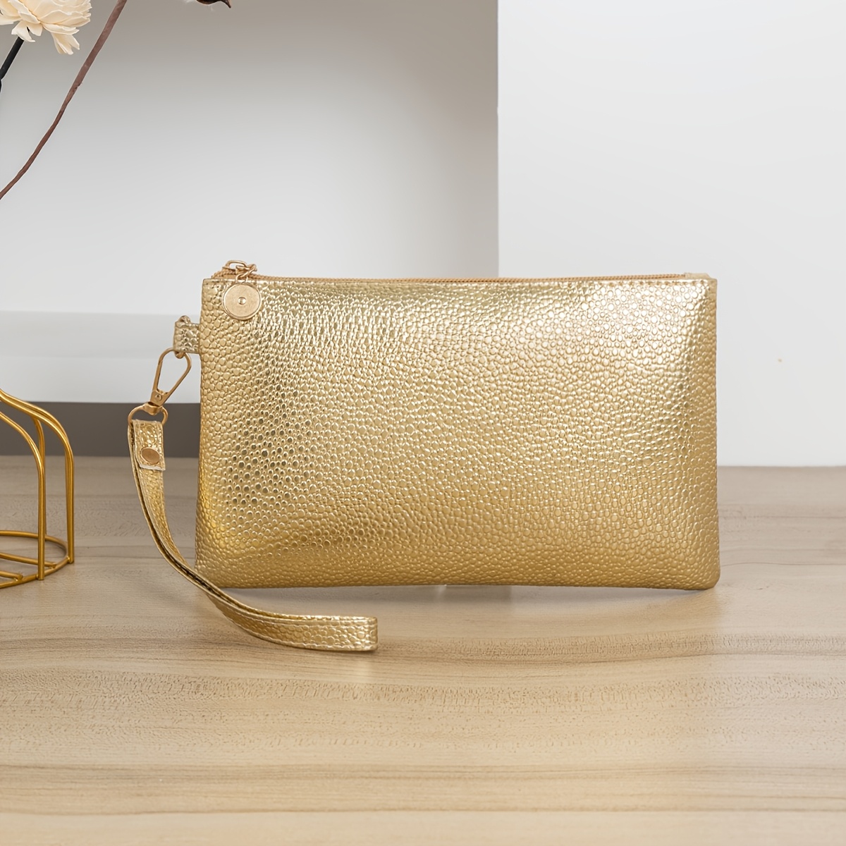 TEMU Bolso de Caviar para Mujer, Largo Práctico para Monedas y Teléfono, Bolso de Noche Versátil