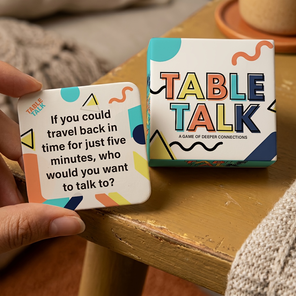Table Talk Game Cards for Couples and Social Gatherings