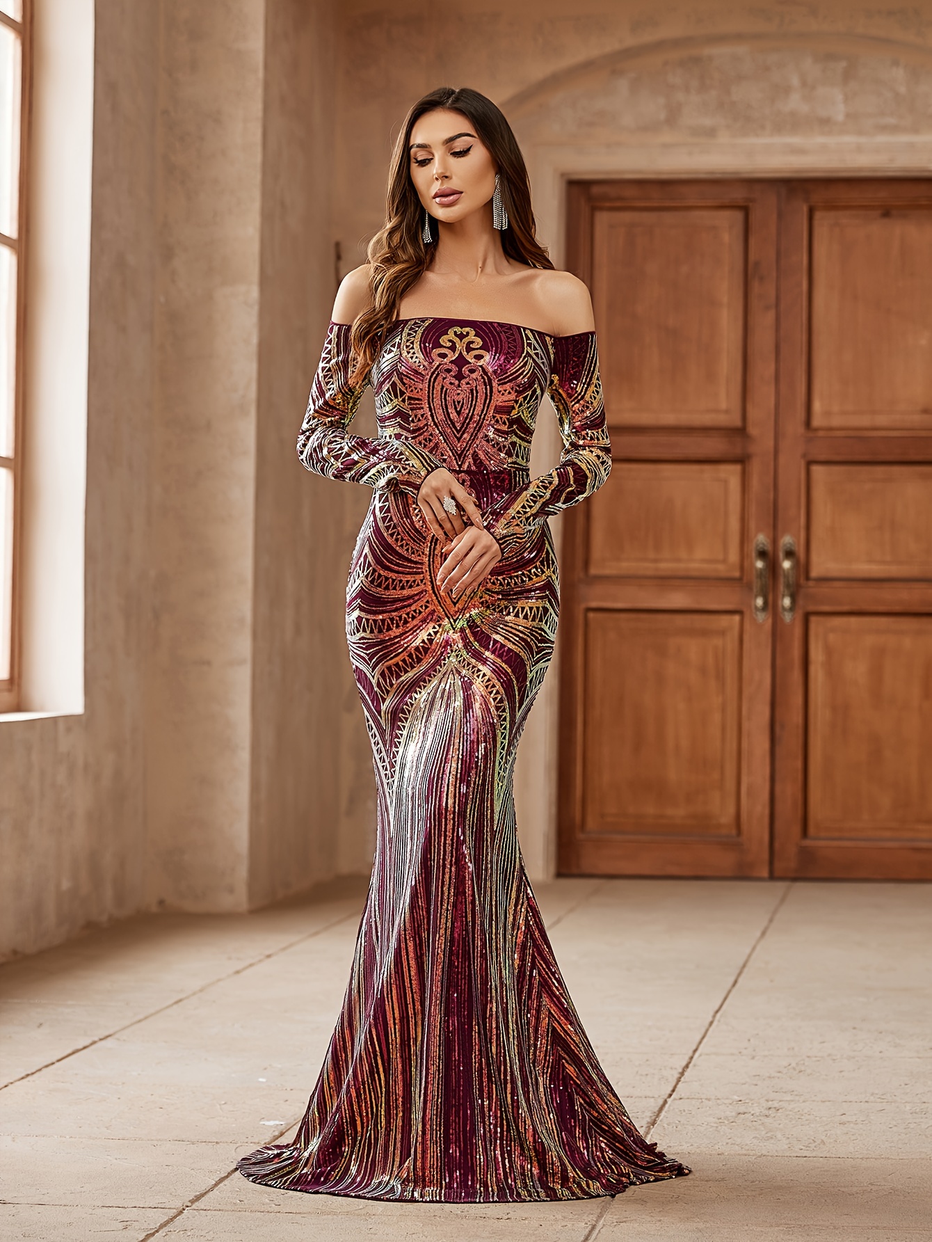 cowl back long evening dresses Moline Cowl Back Gown – Tadashi Shoji Official Online Boutique
