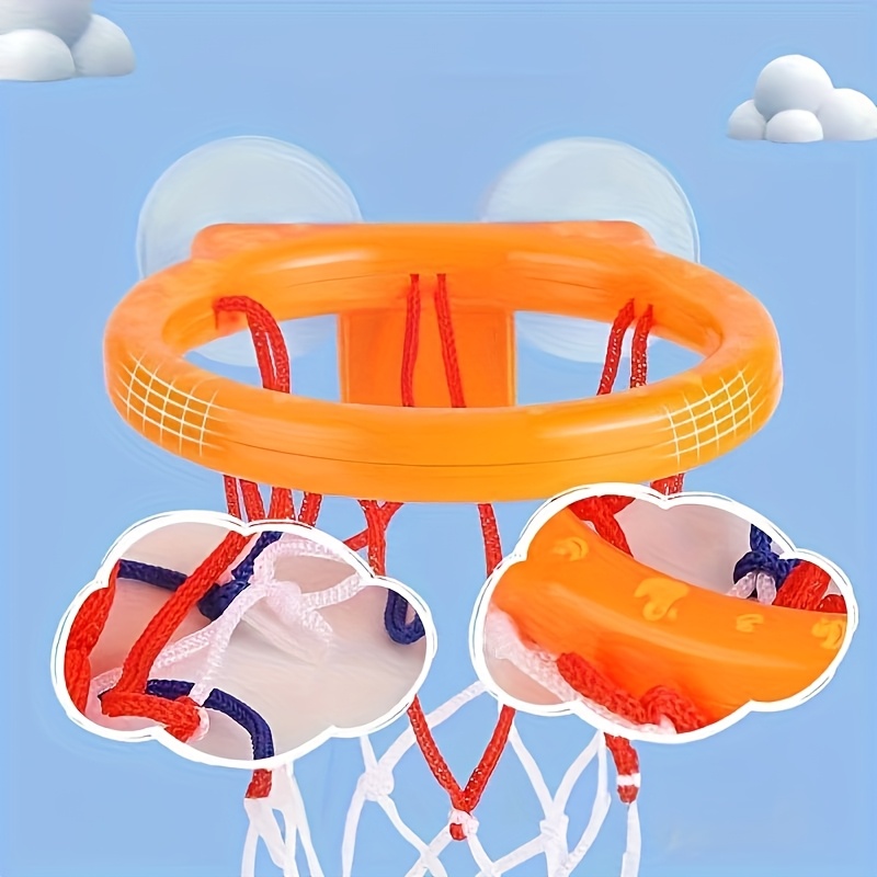 Children's Mini Basketball Hoop with Suction Cup - 3 Balls Set