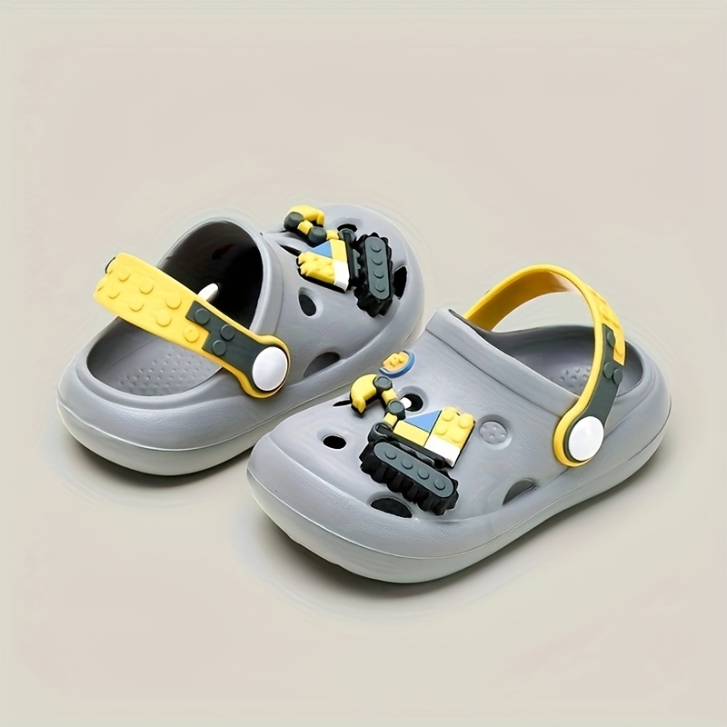 boys construction vehicle clogs heavy duty eva slip Temu