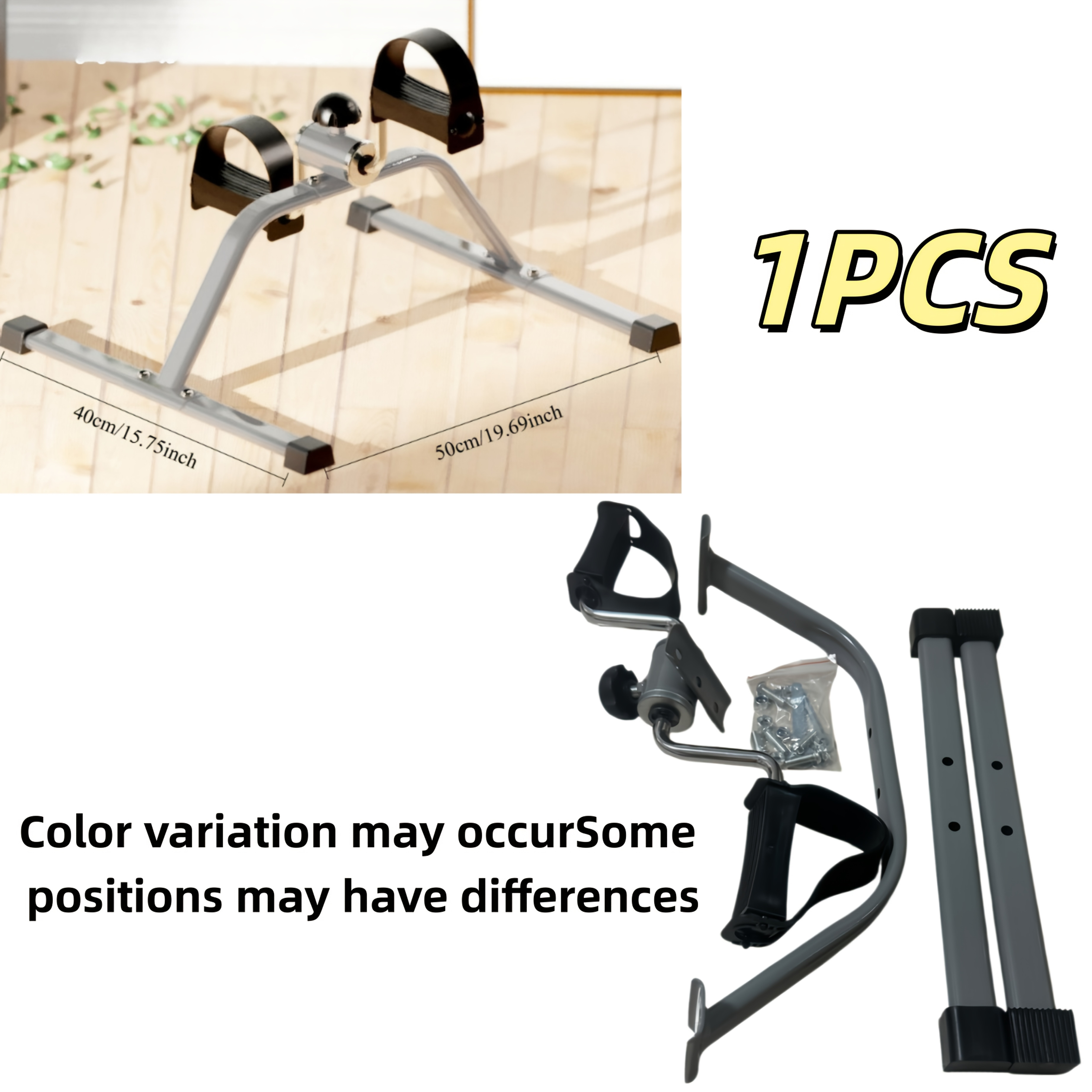 TEMU Mini Exercise Pedal Bike Fitness Training Accessory Practical For Home Indoor Leg Shaping Workout Use For Elderly Users Fitness Lovers, Without