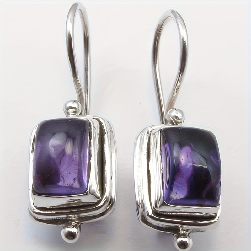 TEMU Vintage Artificial Long Drop Dangle Earrings Wedding Party Jewelry Gift Artificial Earrings, Boho Elegant Style, Luxurious , Ideal For Anniversary & Birthday Gifts, Party And Evening Wear