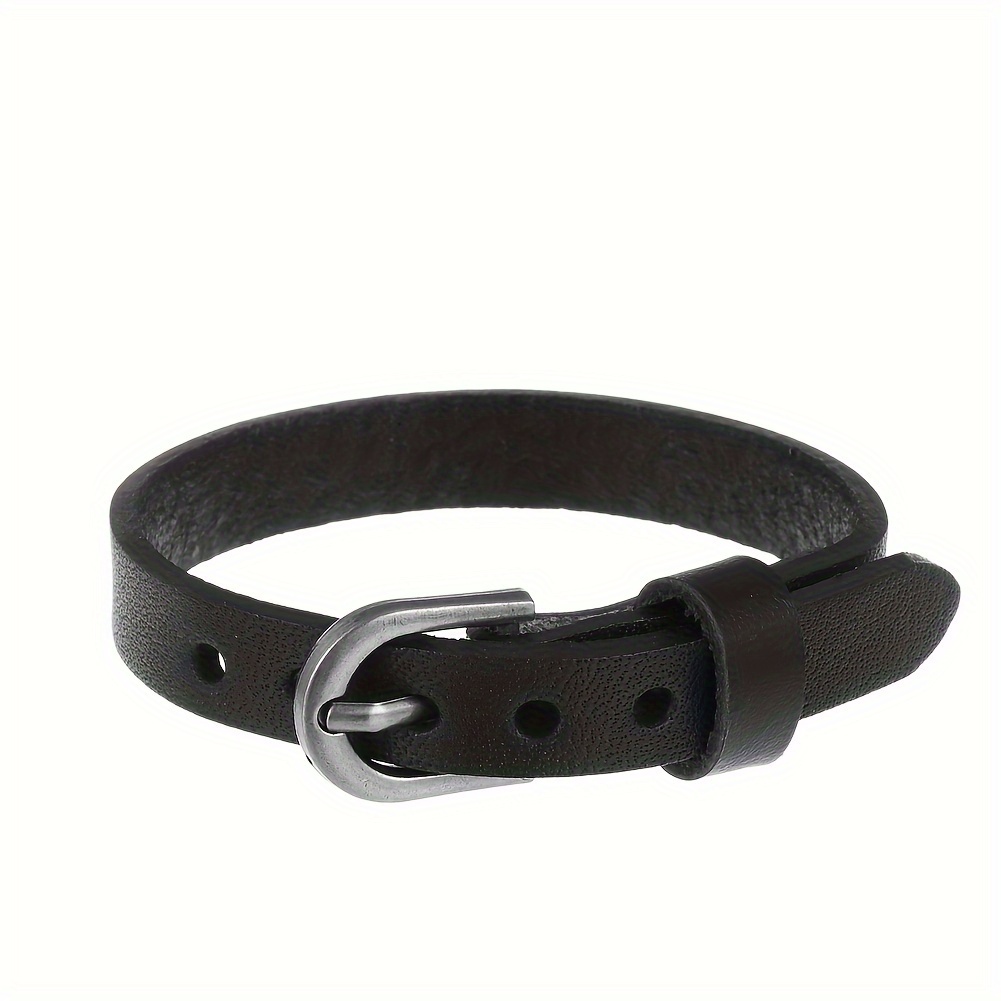 E-shop Ein Stück Vintage-Lederarmband Aus Legiertem Metall, Lang Und Verstellbar, Geeignet Für Den Täglichen Gebrauch Von Männern