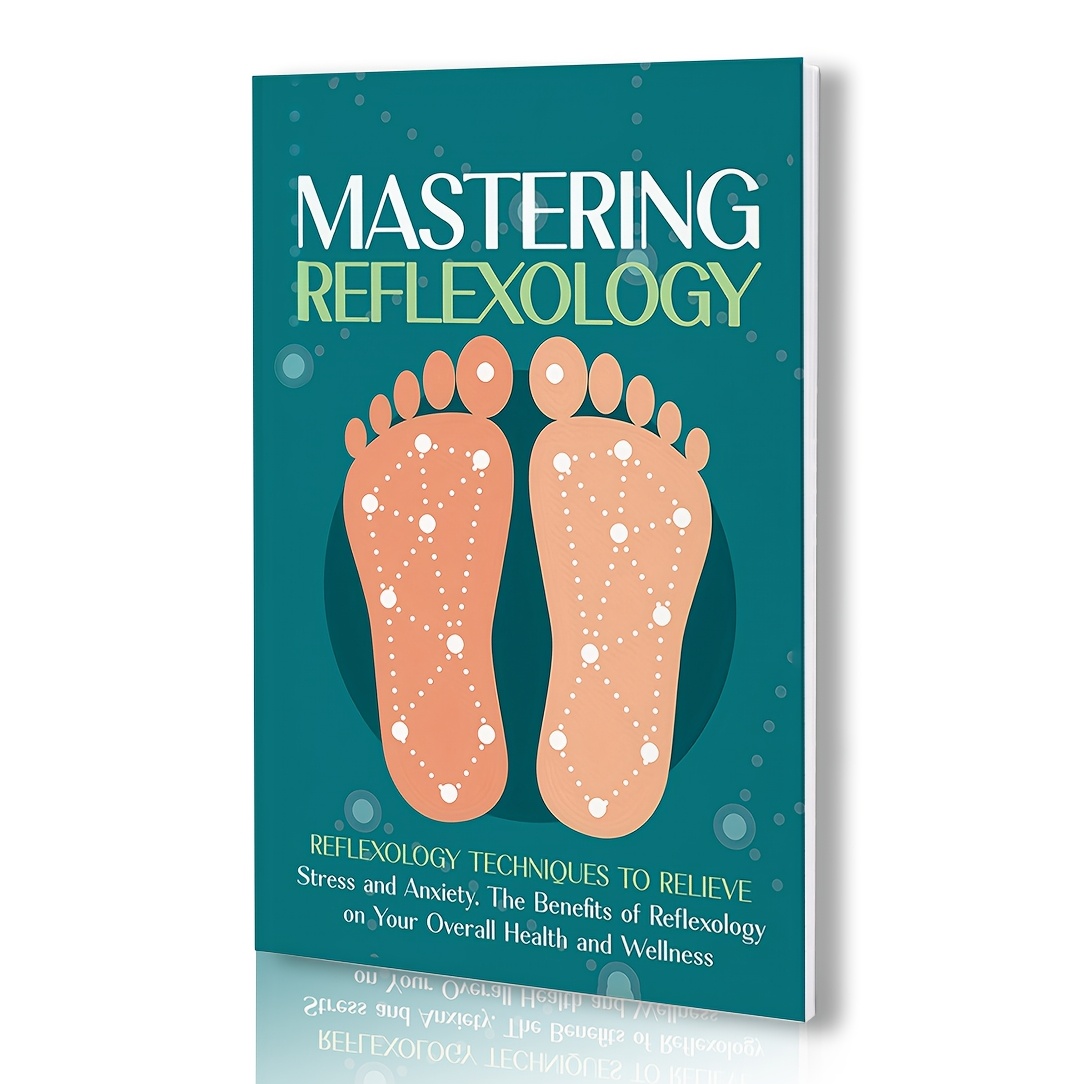 TEMU 1-pack Reflexology Planner | Foot Reflexology Points And Contour Design For Health Records, , And Wellness Planning, Ideal For Therapists And
