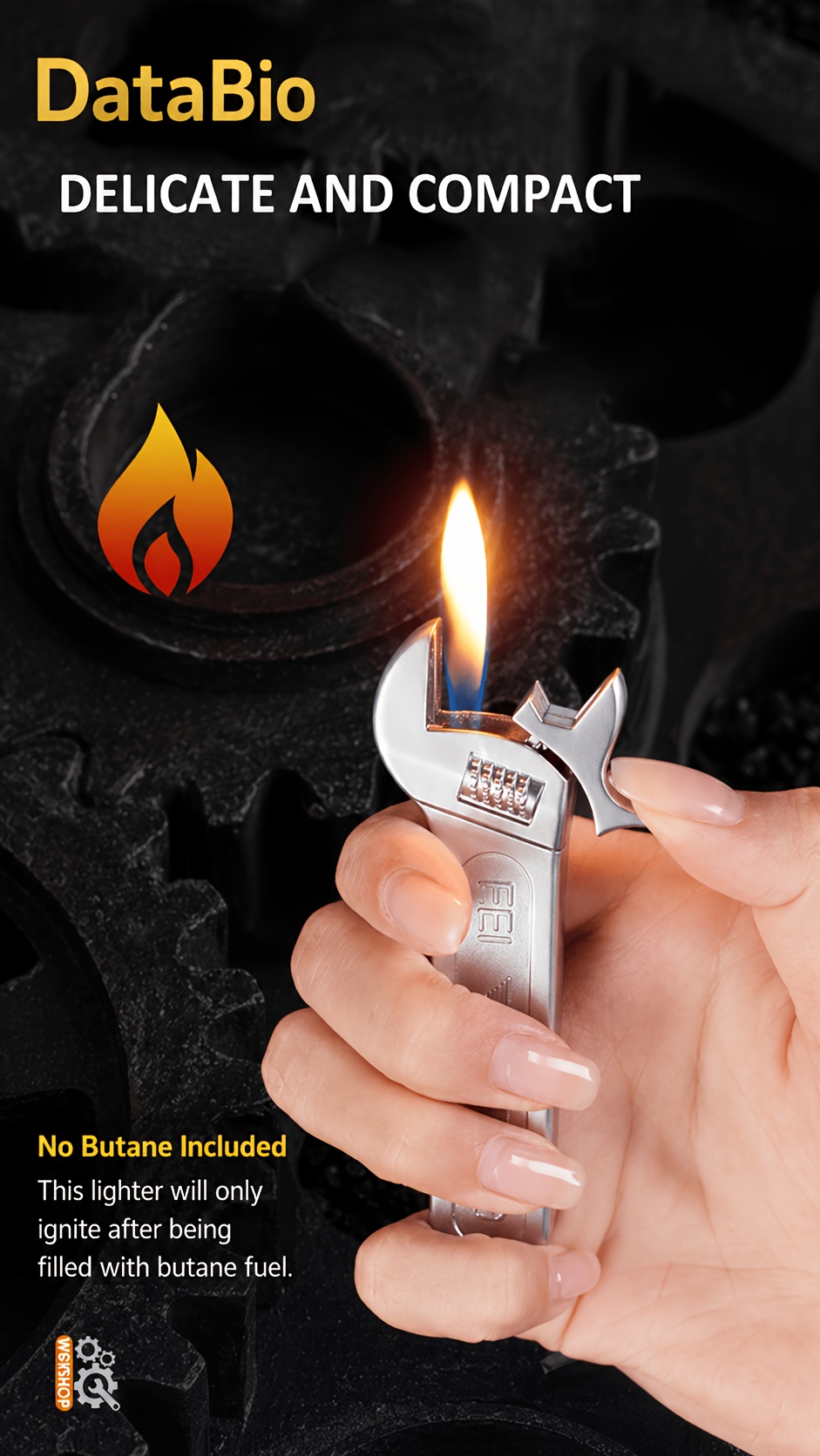 no butane spanner shape novelty lighter