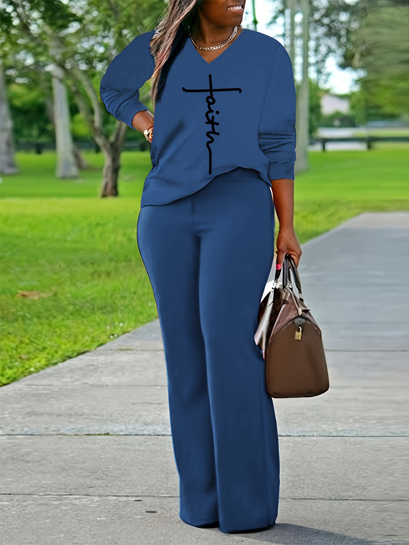 Office Suit Women Asymmetric Stripe Pant Suit Plus Size 5XL 2