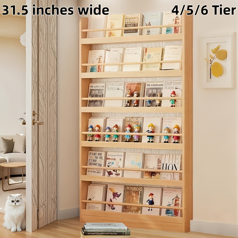 bookshelf narrow sold on Temu United States