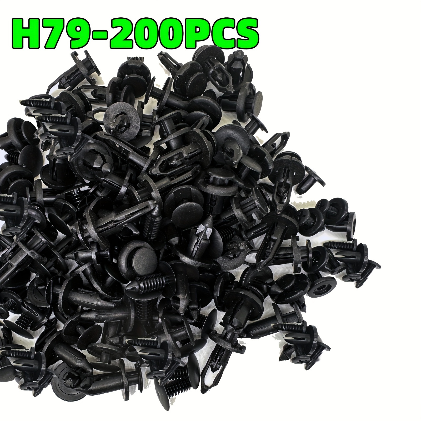 200pcs Car Fixing Clip 6mm7mm8mm9mm10mm Universal Six Types Of Mixed For  Toyota For Ford For GM For Honda Bumper Push Rivet Auto Parts Removal Tools