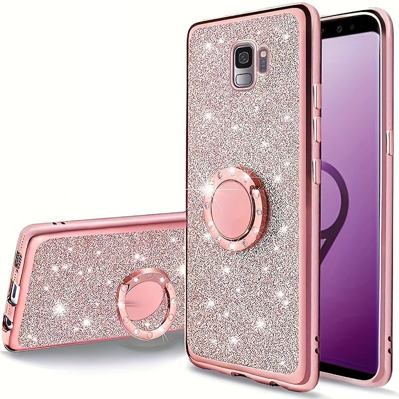 for Honor 90 Lite Case Clear Glitter Sparkle Pink Honor 90 Lite Phone Case  Silicone Transparent Shockproof Soft Cover Thin (Green)