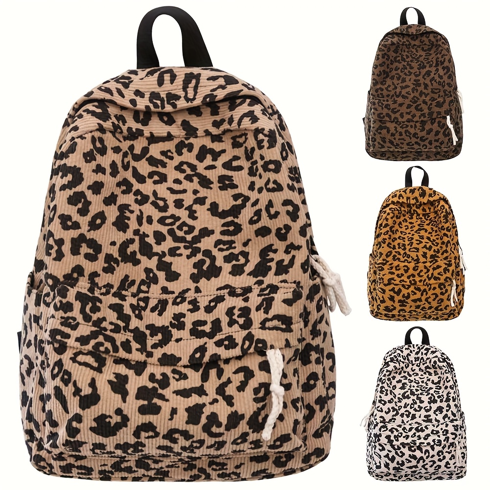 バッグ leopard pattern multipocket backpack Buy Black/Pink Leopard Print Backpack from Next USA